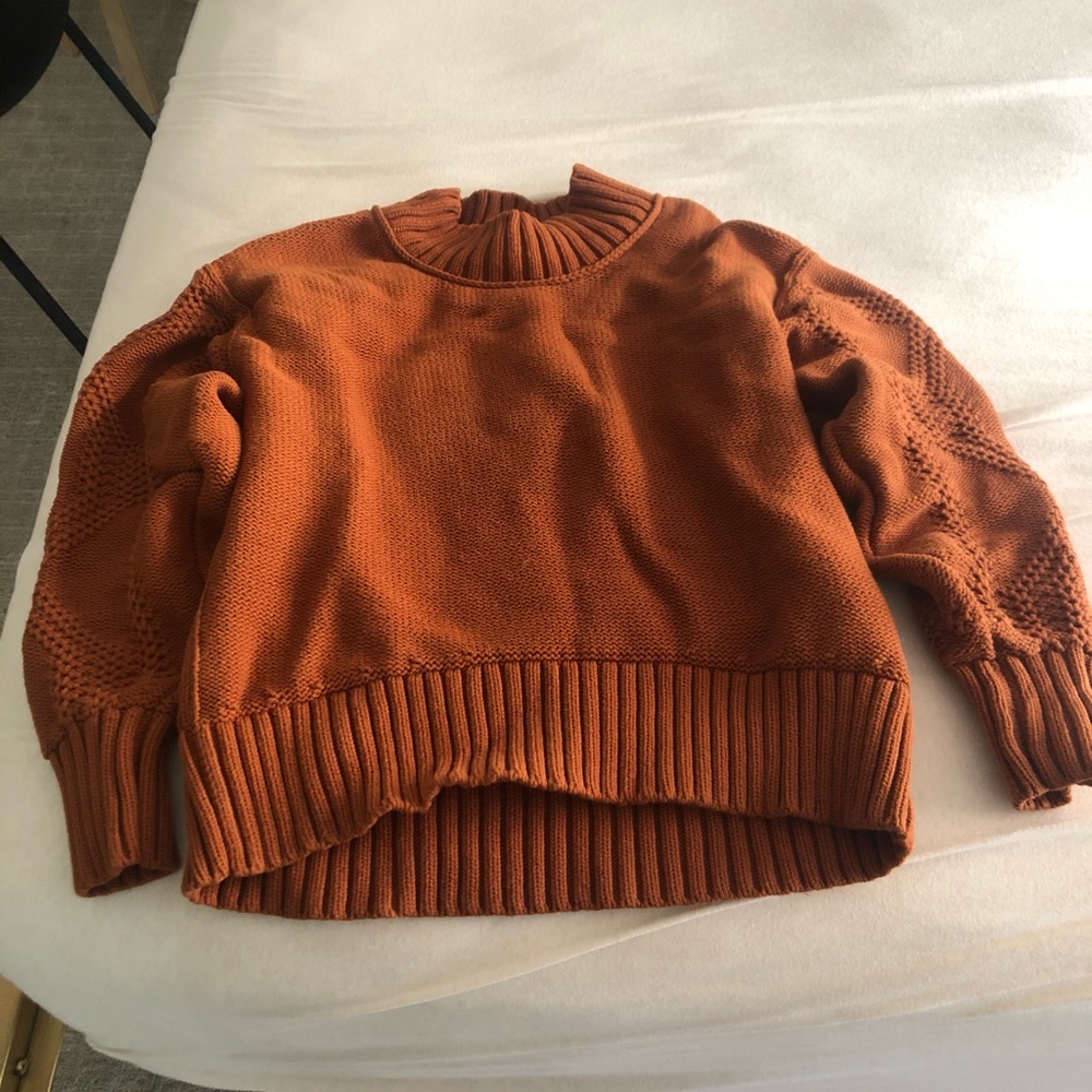 Everlane texture cotton cable sweater